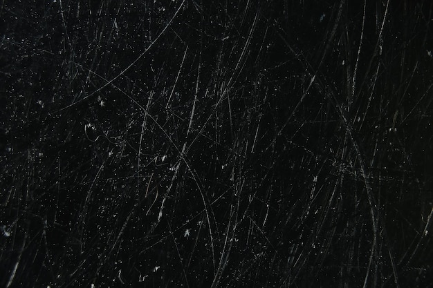 ruído de fundo preto sobreposição / ruído de filme abstrato, textura preta, riscos brancos