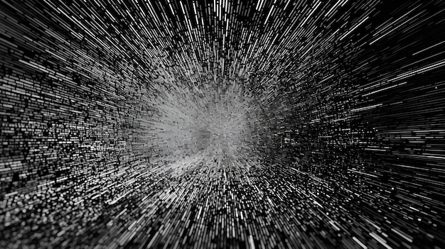 Ruido de la pantalla de televisión en blanco y negro de primer plano Ruido de las pantallas de televisión en negro y blanco de primer plano