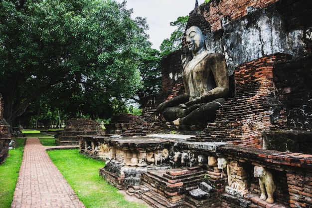 Ruina del parque histórico, patrimonio mundial de Tailandia