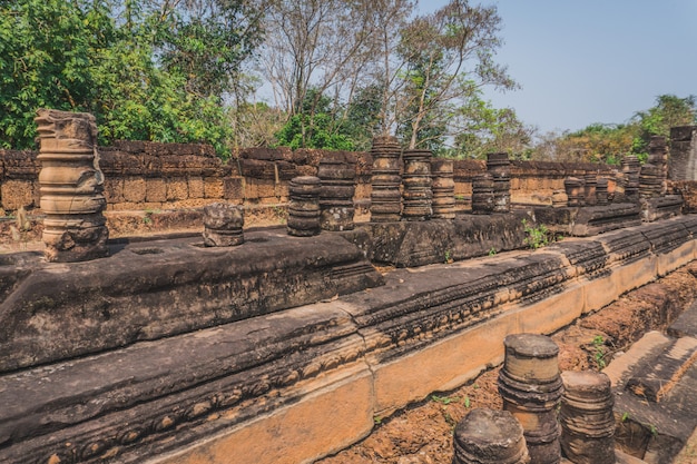 Foto ruínas antigas de angkor wat