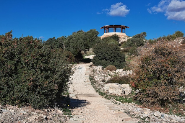 Ruínas antigas de kourion chipre