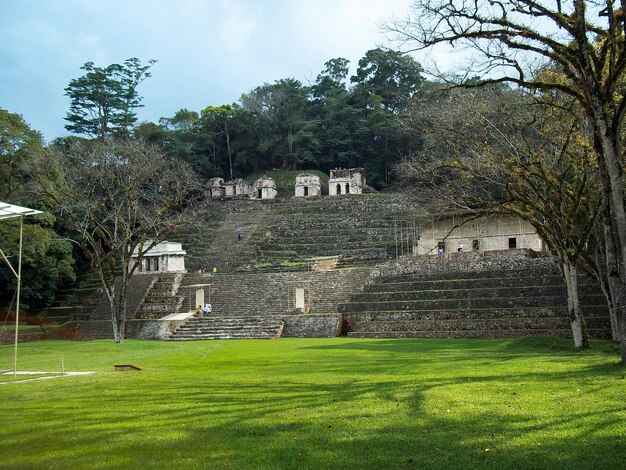 Ruínas antigas de Maya, Bonampak, México