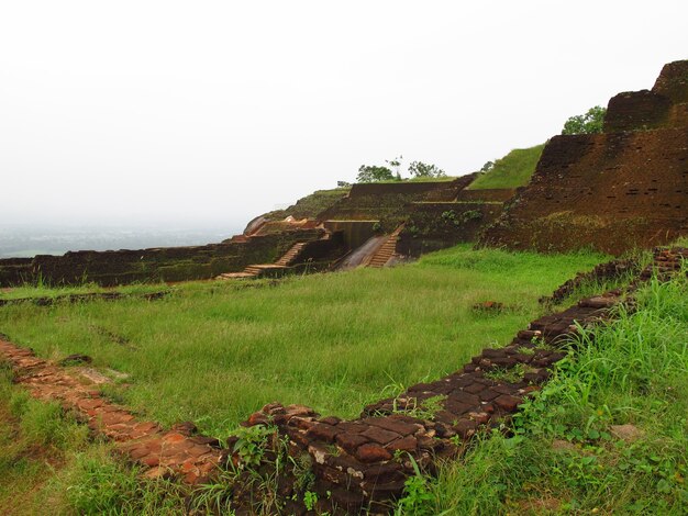 Ruínas antigas de sigiriya, sri lanka