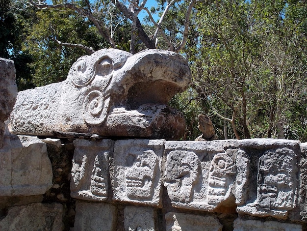 Ruínas antigas do Maya Chichen Itza Yucatan México