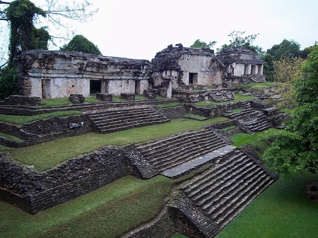 Ruínas antigas do Maya Palenque México