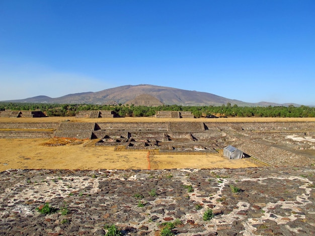 Ruínas antigas dos astecas Teotihuacan México