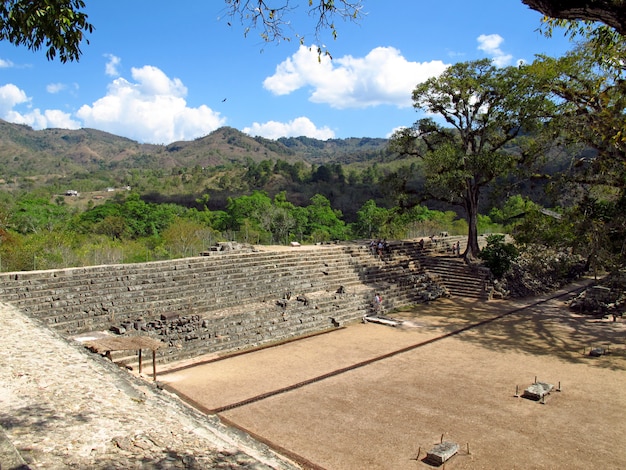 Ruínas antigas em Copan, Honduras