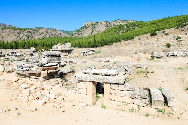 Ruínas antigas em Hierápolis