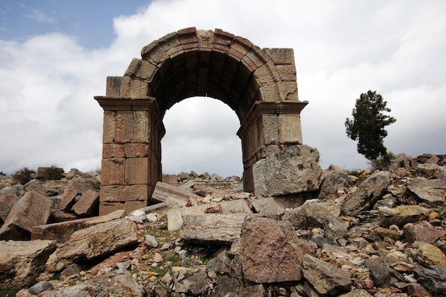 Ruínas antigas konya bozkir zengibar castle