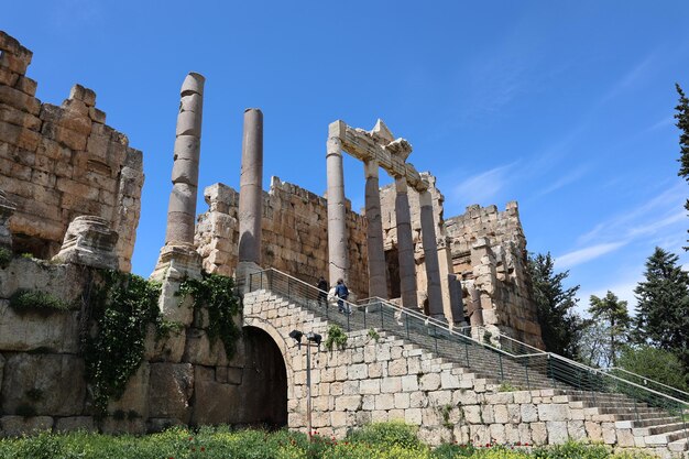 Foto las ruinas de la antigua ciudad de agia peloponeso