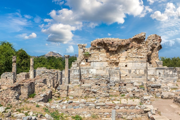 Ruinas de la antigua ciudad de Éfeso en Turquía