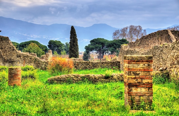 Ruinas de la antigua Pompeya, patrimonio de la UNESCO en Italia