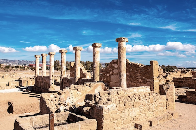 Ruinas antiguas cerca de Pathos