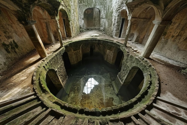 Ruinas de antiguas cisternas Generate Ai