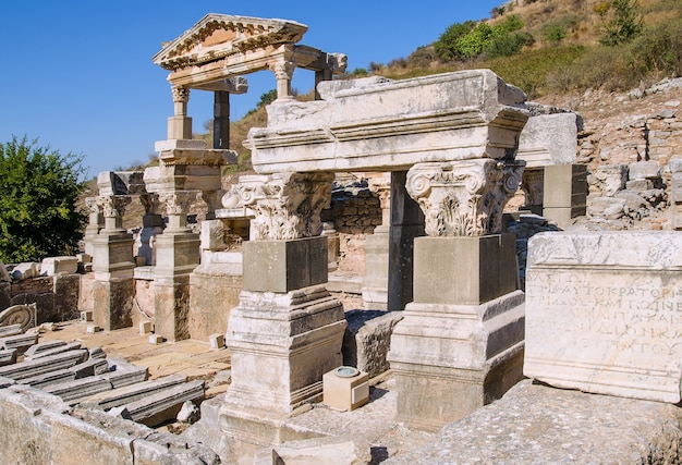 Ruinas antiguas de la ciudad de Efes Efesus en Turquía