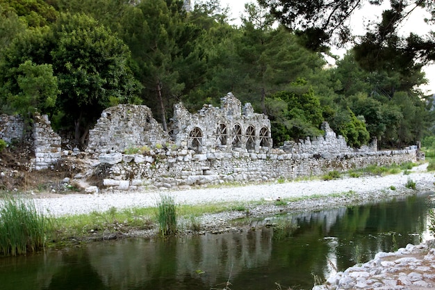 Ruinas antiguas de la ciudad de Olympos