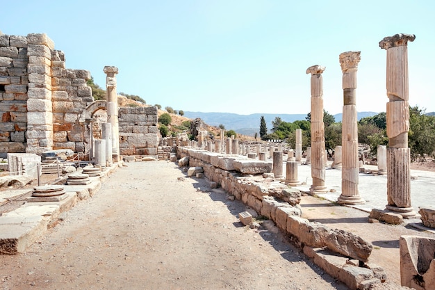 Ruinas antiguas en Éfeso Turquía.