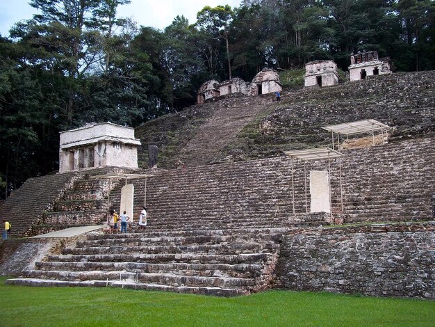 Ruinas antiguas de Maya Bonampak México