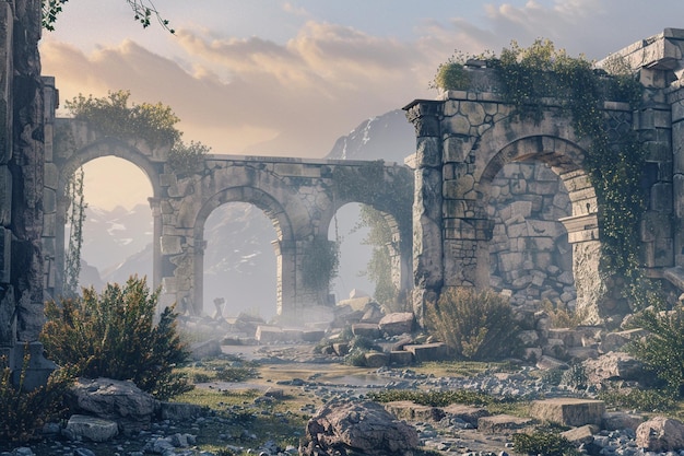 Ruinas antiguas que cuentan historias del pasado