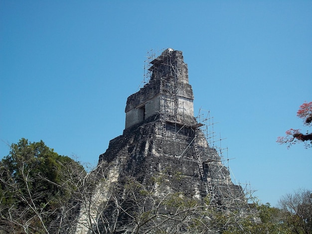 Ruinas antiguas en Tikal, Guatemala