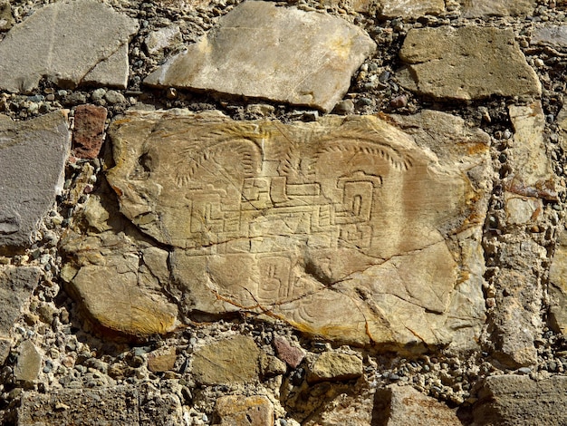 Ruinas antiguas de Zapotec Monte Alban México