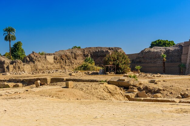 Ruinas del antiguo templo de Karnak Luxor Egipto