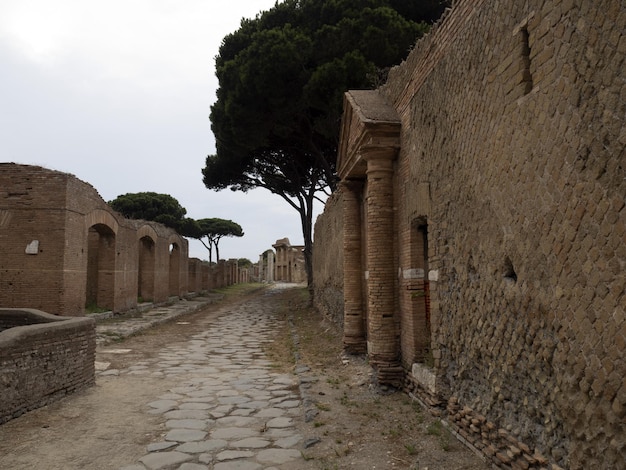 Ruinas arqueológicas de la antigua Ostia