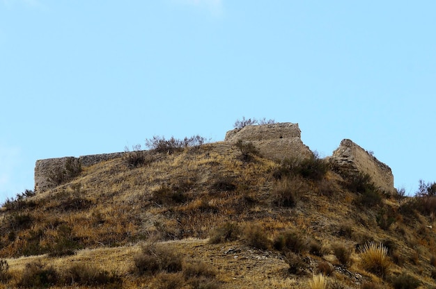 Ruinas del castillo árabe dehesa de guadix granada