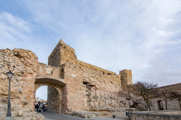 Ruinas del castillo medieval de Cuenca España