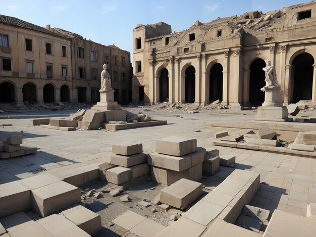 Las ruinas de la ciudad romana de Palma