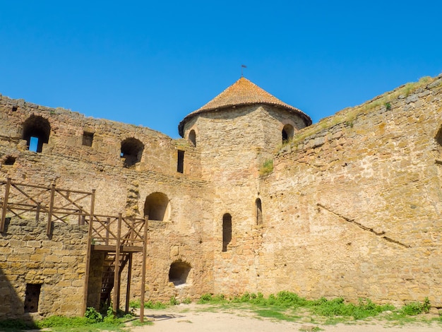 Ruinas de la ciudadela de la fortaleza bilhoroddnistrovskyi