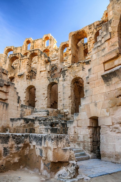 Ruinas del coliseo más grande del norte de África El JemTúnez UNESCO