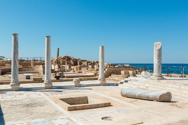 Ruínas da antiga Caesarea Israel