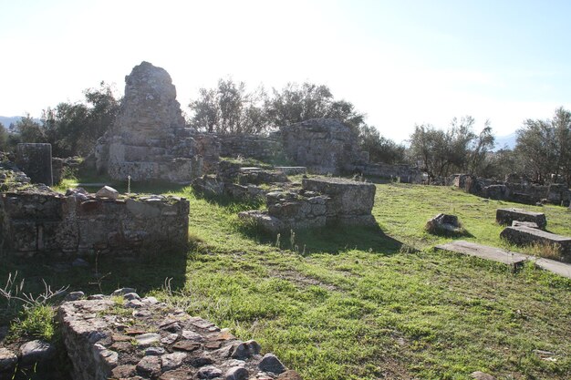 Ruínas da antiga Esparta