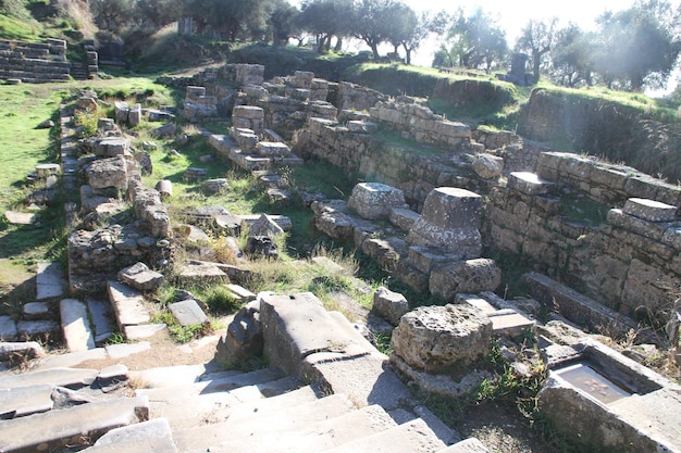 Ruínas da antiga Esparta