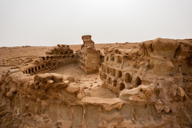 Ruínas da antiga fortaleza de Massada, em Israel.