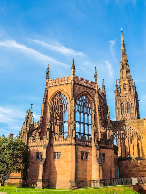 Ruínas da catedral hdr coventry