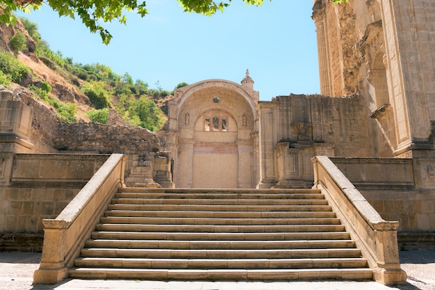 Ruínas da igreja de Santa Maria em Cazorla Espanha