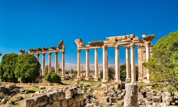 Ruínas de Bustan al Khan em Baalbek, no Líbano