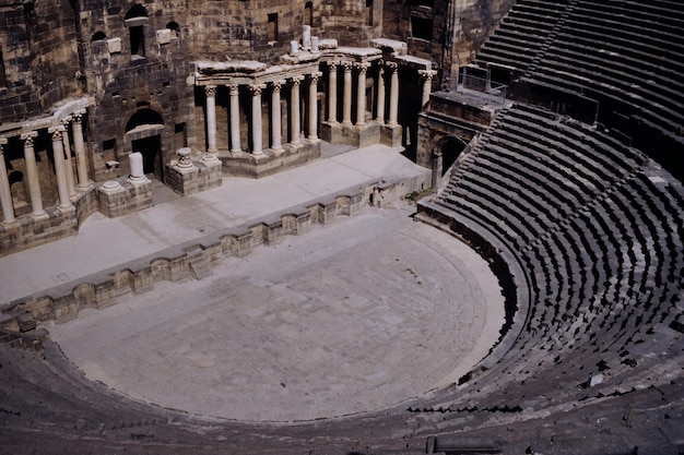 Foto ruínas de edifícios antigos