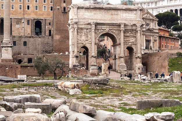 Foto ruínas de roma