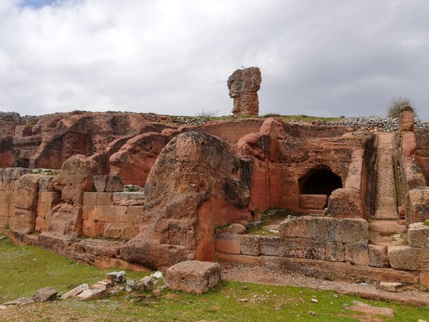Ruinas descubiertas de una antigua civilización romana en Tiermes soria