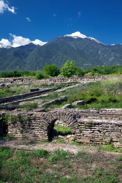 Ruinas en Dion Grecia