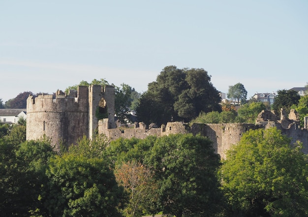 Ruínas do Castelo de Chepstow em Chepstow