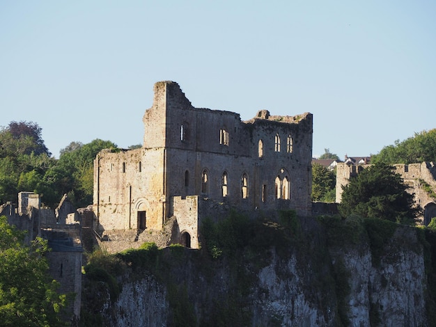 Ruínas do Castelo de Chepstow em Chepstow