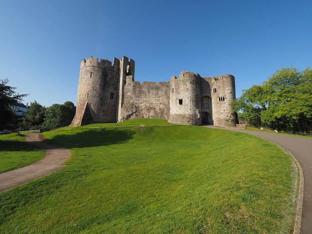 Ruínas do Castelo de Chepstow em Chepstow