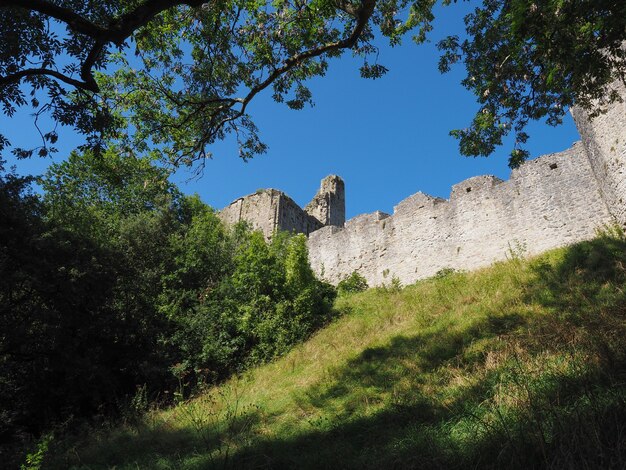 Ruínas do Castelo de Chepstow em Chepstow