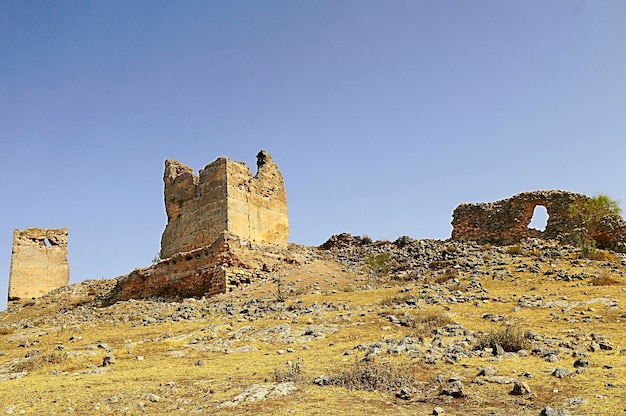 Ruínas do castelo de Giribaile em jaen