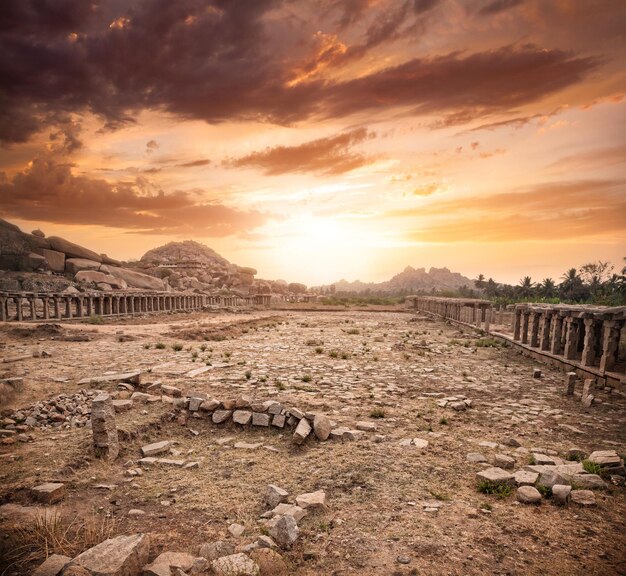 Ruínas em Hampi