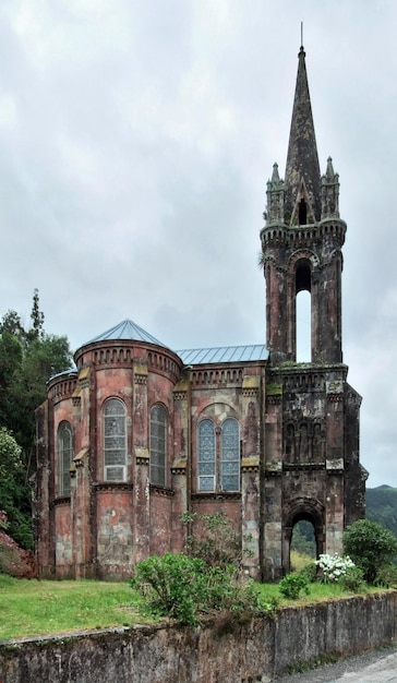 Ruinas de una iglesia en la isla de Sao Miguel